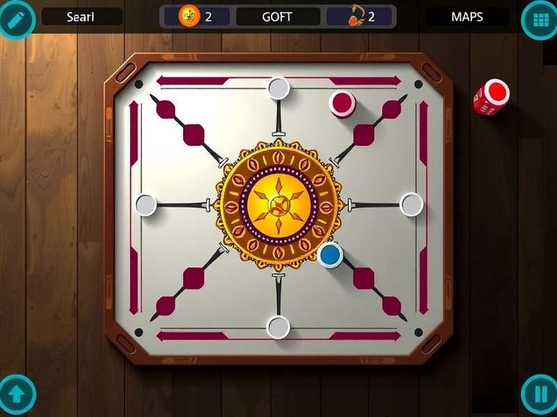 Carrom Supreme Duel Gameplay Screenshot
